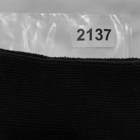 Free People Womens Ottoman Slouchy Tunic Sweater Medium Mock Neck Black Ribbed - Picture 16 of 16